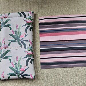 Ted Baker London Glasses Case w/ Cleaning Clothe Soft Case Pouch